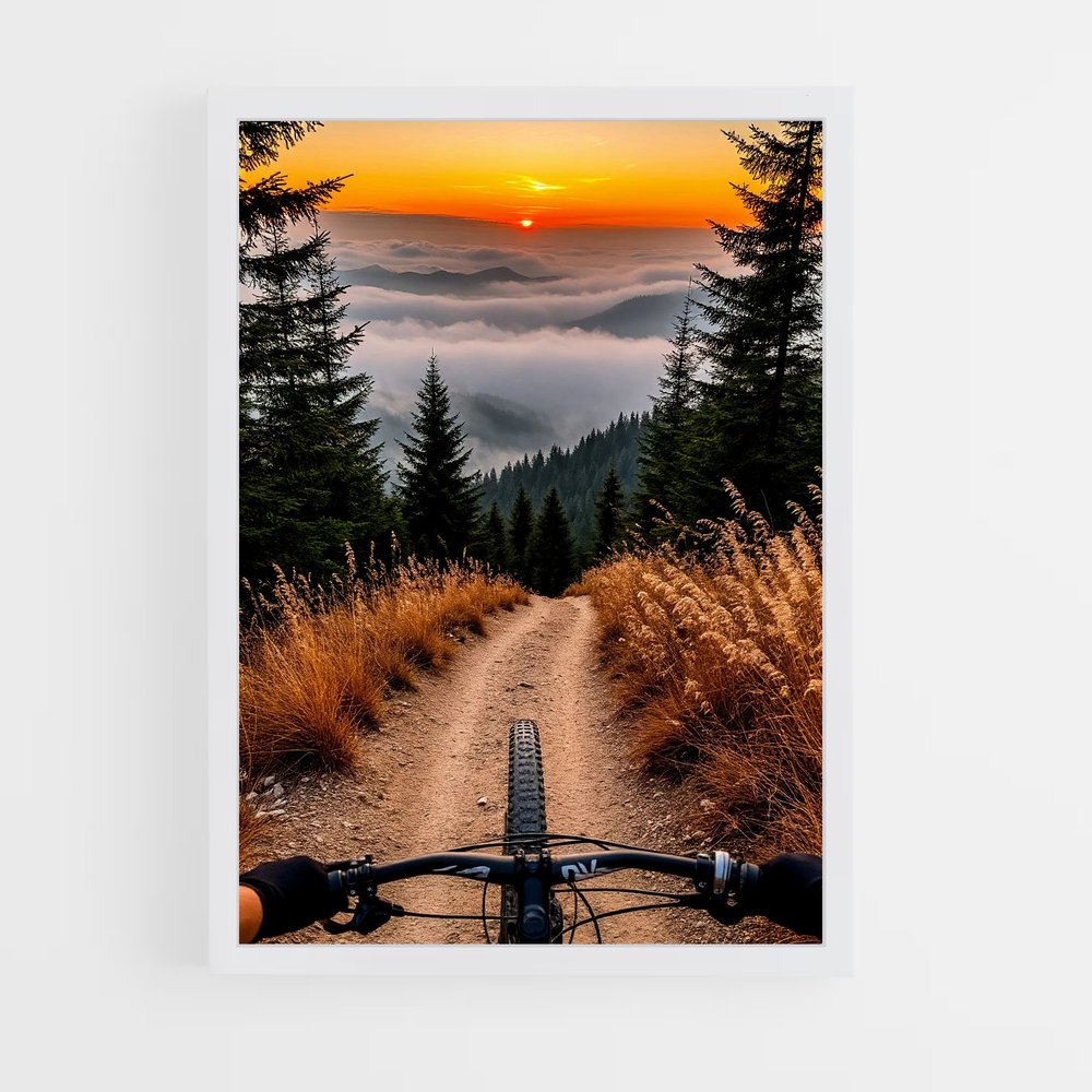 Poster Piste Sauvage – affiche Cyclisme (vue 3)